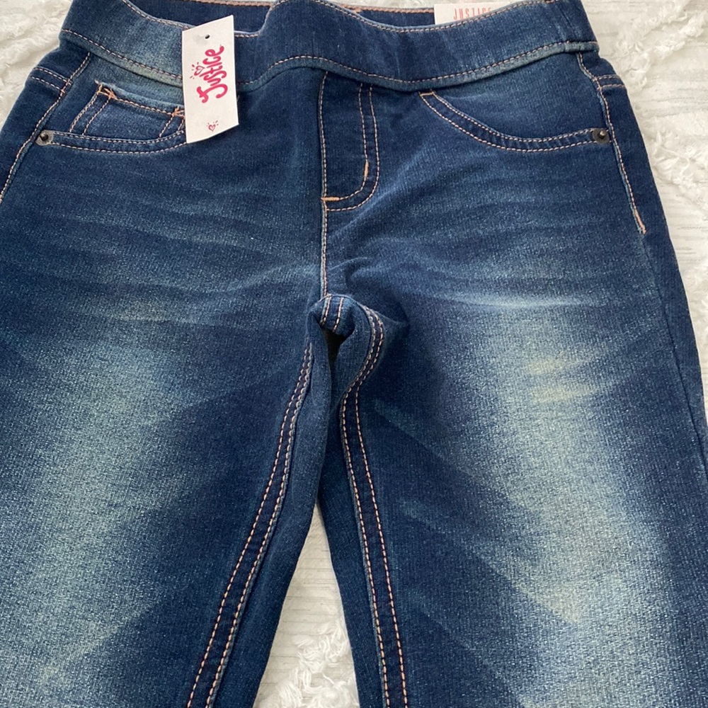 Girls justice stretch jean  leggings